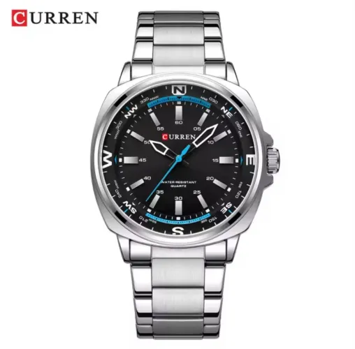 Relógio Masculino Curren 8455 Premium - Aço Inoxidável | Luxo e Elegância