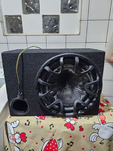 Caixa subwoofer bravox