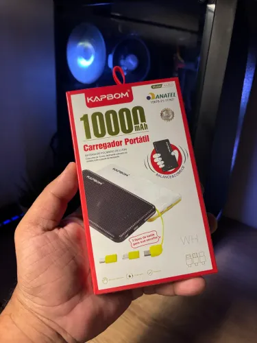 Powerbank 10.000mah com conectores