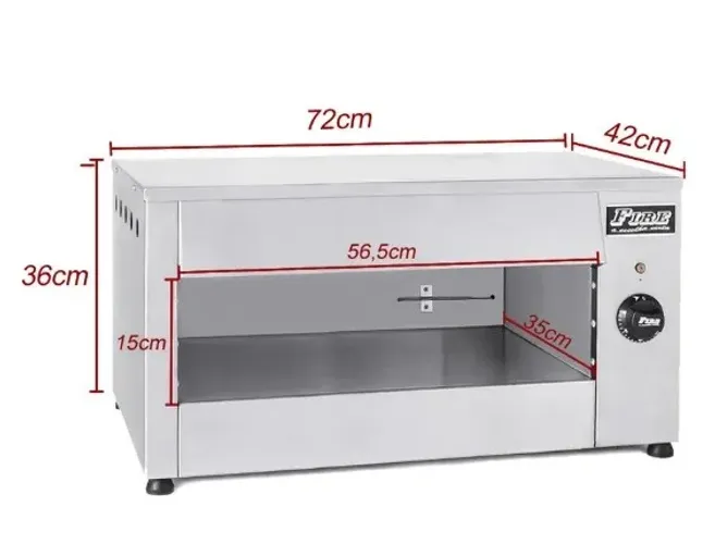 Forno Gratinador Salamandra 220v Câmara 45x35cm Fos1/c Fire
