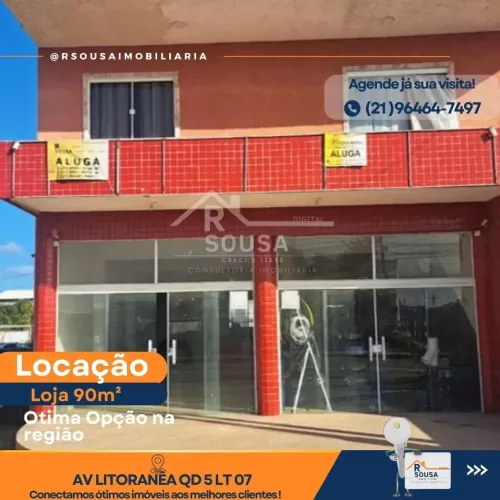 Excelente Loja na avenida litorânea  - Saquarema - RJ