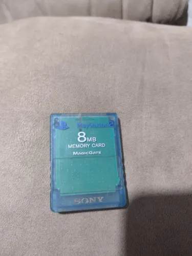 Vendo memory card translúcido do ps2