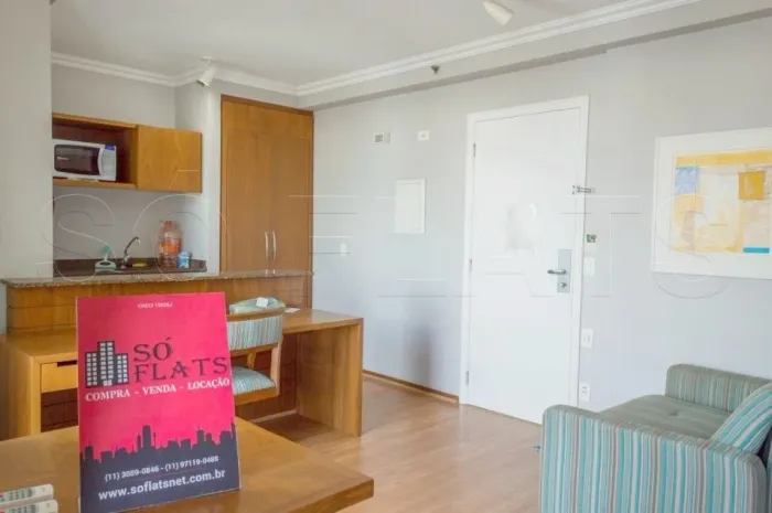 Apartamento mobiliado nos Jardins disponível à venda.