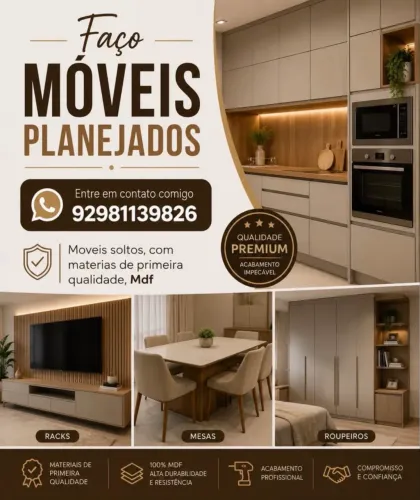 FAZEMOS MOVEIS PLANEJADOS!