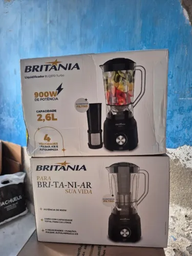 Liquidificador Britânia Turbo 900W 2,6L 