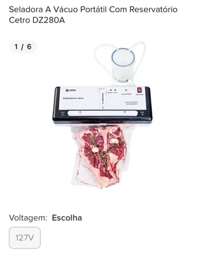 Seladora a vácuo