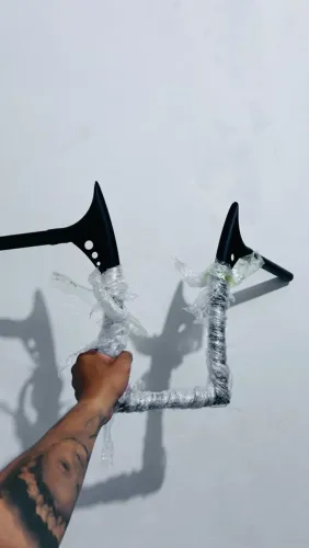 Vendo guidão seca Diablo 25cm R$750,00