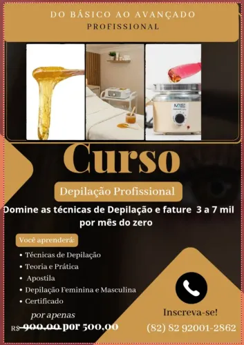 Curso Profissional de Depilação
