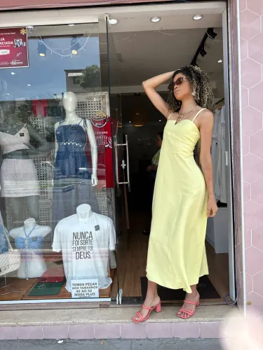 Loja montada, em pleno funcionamento,