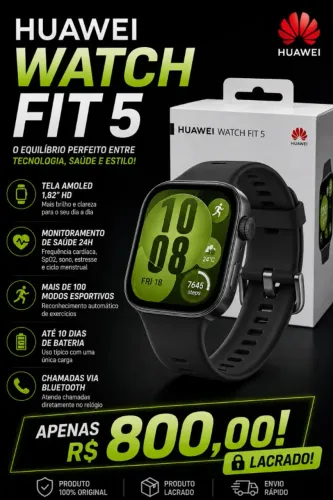 Huawei Watch Fit 5 - Lacrado!