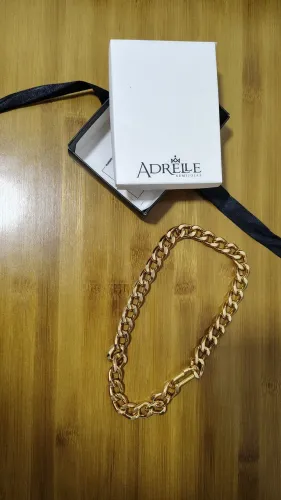 Semijóia Adrélle Colar/Choker banhada a Ouro 18k