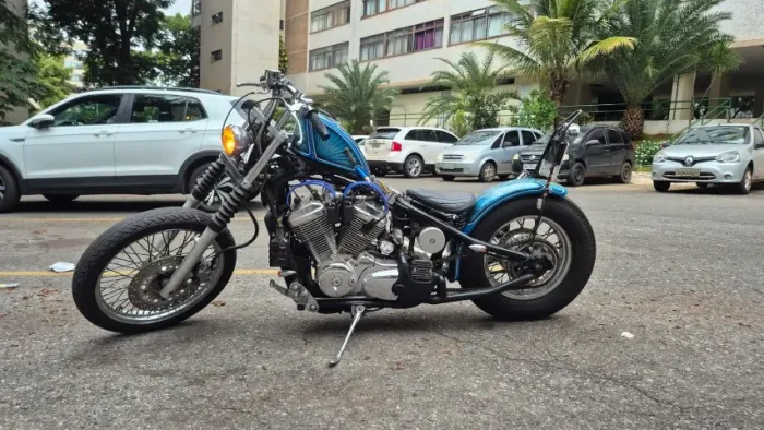 Honda Shadow 600 Chopper Hardtail | Custom 70's Style | 50.000 km