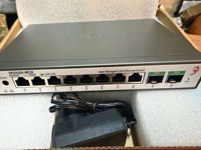 Switch XikeStor?SKS3200?8E2X - 8x?2,5G +?2x?10G SFP+ Web?Managed