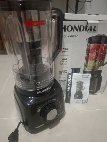 Liquidificador turbo novo mondial