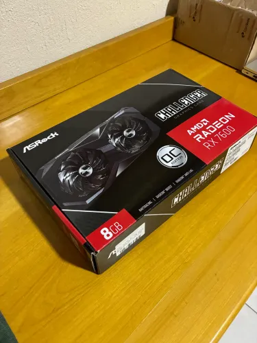 Placa de vídeo AMD RX 7600 8gb ASROCK Dual Fan