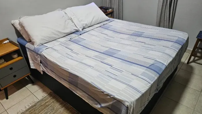 COLCHÃO E CAMA BAU CASAL