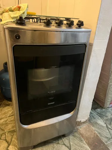 Fogão Consul 4 bocas inox - Funcionando perfeitamente