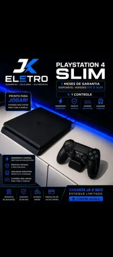 Ps4 FAT 3 meses de garantia faço 10 sem juros no cartão