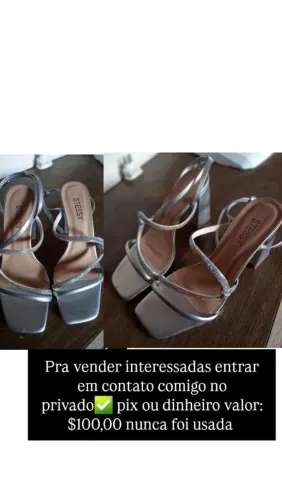 Sandália Nunca foi Usada