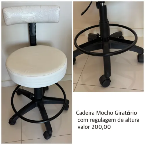 Vendo Mocho giratório semi novo