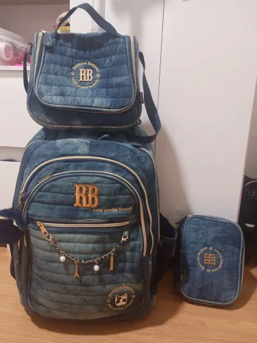 Kit mochila Rebeca Bombom de rodinha