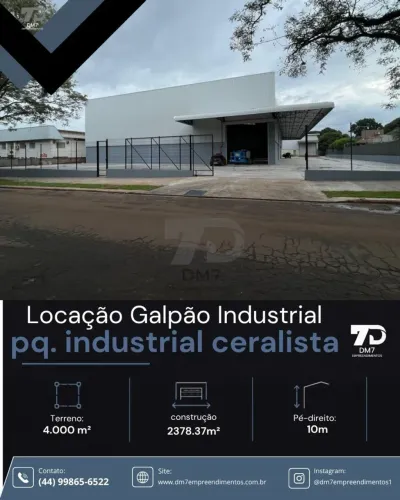 Comercial Para Alugar Parque Industrial Maringá