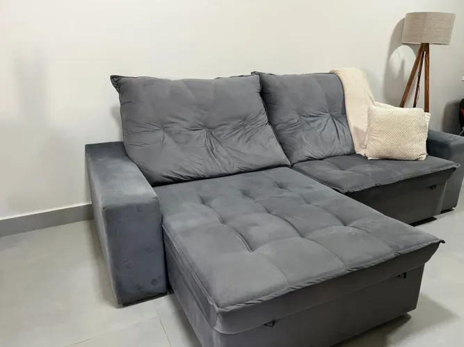 Sofá Retrátil reclinável 2,5 metros