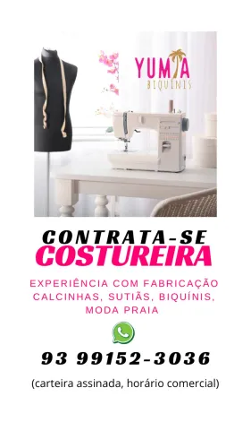 Contrata-se costureira
