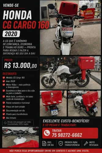 Moto cg 160 cargo 
