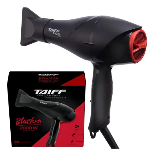 Taiff Secador Cabelo New Black lon Profissional 2000w - 220 V 1/6 TAIFF
