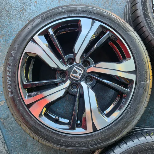 RODAS HONDA CIVIC G10 ARO 17 5X114 ORIGINAIS E PNEUS 225/45