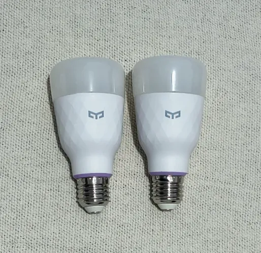 2 Lâmpadas Yeelight 1S (Funcionando 100%)