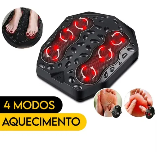 Massageador Elétrico de pés costas e pernas com aquecimento