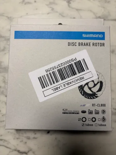 Disco de freio shimano rt cl 800 - 140 mm 