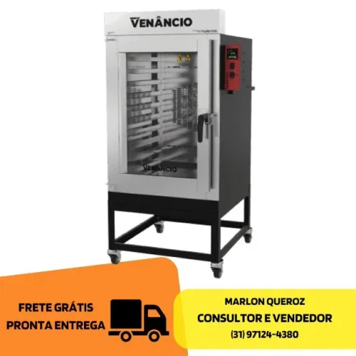 Forno Turbo 10 Esteiras Elétrico Venâncio