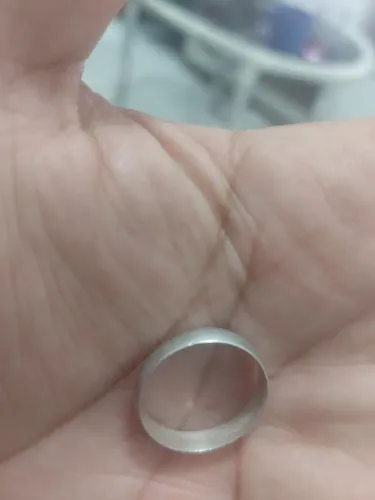 Aliança de prata 100 reais