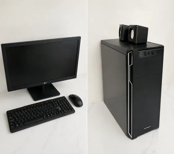 PC Gamer Completo + Monitor e Acessórios | Setup Pronto para Usar