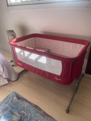 Berço Kiddo Ajustável Vermelho