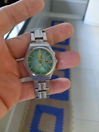 3 orient automatico verde