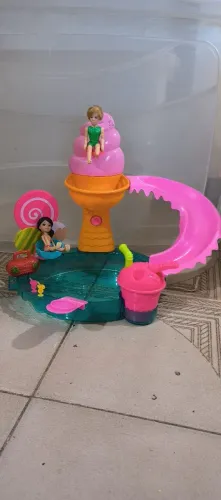 Polly pocket parque aquático de sorvete
