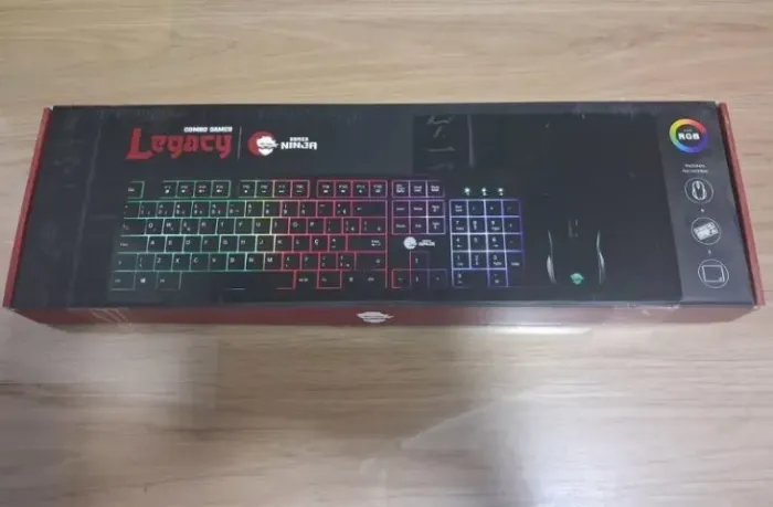 KIT NINJA 3X1 / MOUSEPAD / TECLADO / MOUSE
