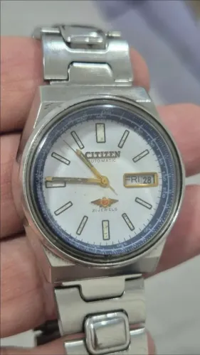 Relógio CITIZEN 7 EAGLE AUTOMÁTICO - FUNDO APARENTE