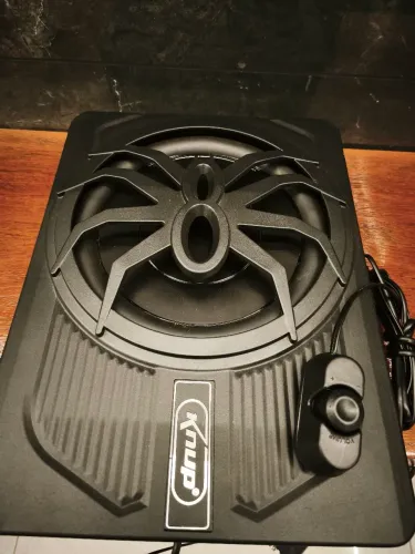 Caixa amplificada subwoofer grave slim 10"