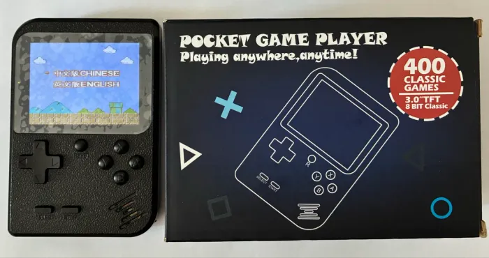 Pocket Game Player com 400 Games Clássicos