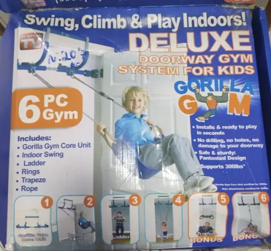 Balanço de porta para crianças/ barra para adultos