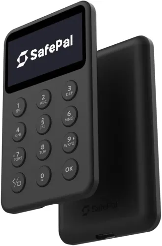 SafePal Carteira de hardware de criptomoeda X1, código aberto com Bluetooth, Bitcoin