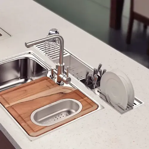 Canal Organizador Aço Inox 90Cm Tramontina