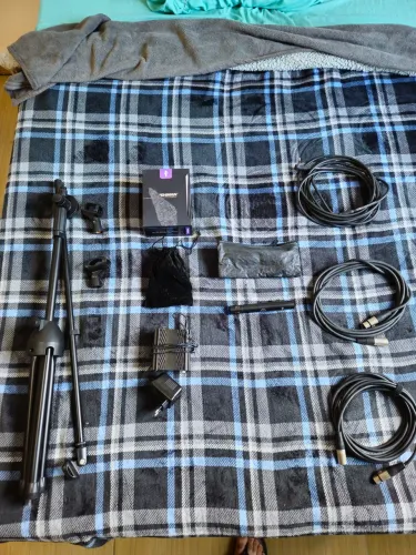 Kit Microfones Contrabaixo Acústico, Alta Qualidade (mais informações na descrição)