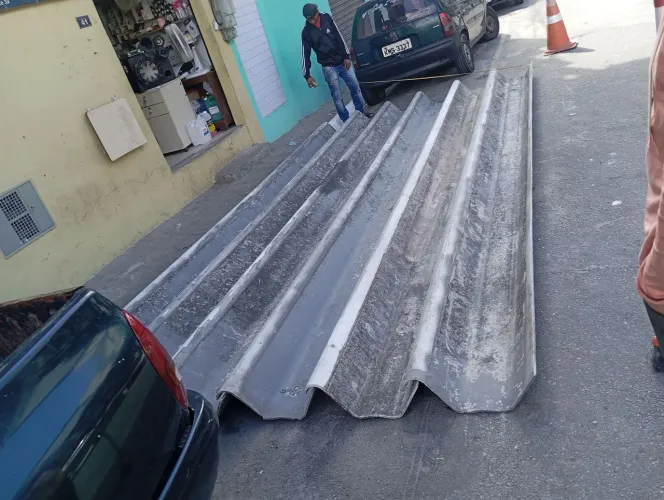 Telhas grades de 5.50 o tamanho
