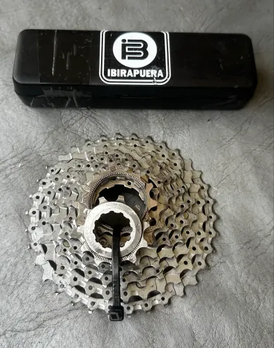 CASSETE SHIMANO XT M770 295 GRAMAS FRETE GRÁTIS!